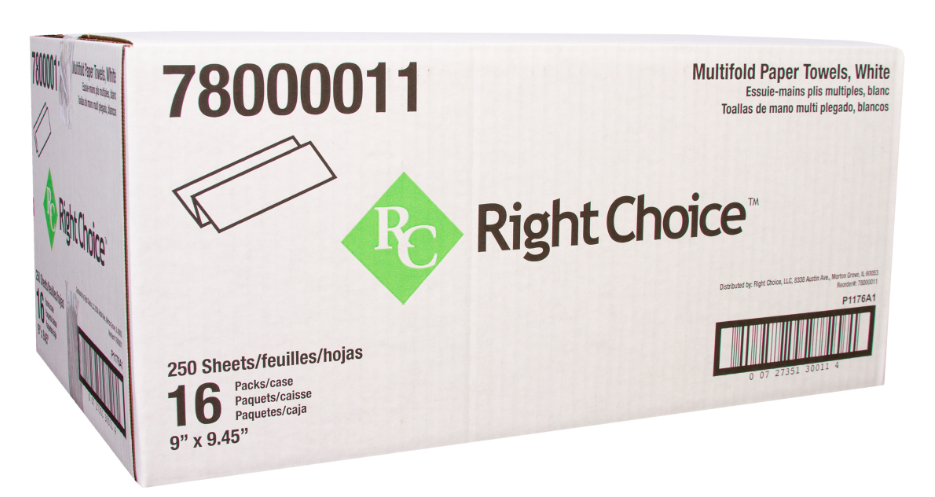 Right Choice - Multifold Paper Towels